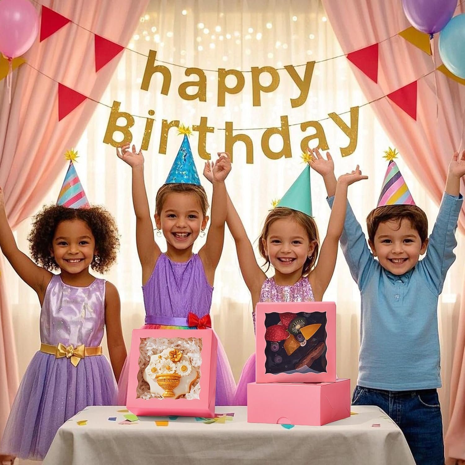 Wholesale 40 Pack 4x4x2 Inch Bakery Boxes for Cookies Mini Bundt Cakes Pies Cinnamon Rolls Chocolate Truffles Party Wedding Favors Factory Wholesale 40 Pack 4x4x2 Inch Bakery Boxes for Cookies Mini Bundt Cakes Pies Cinnamon Rolls Chocolate Truffles Party Wedding Favors Factory