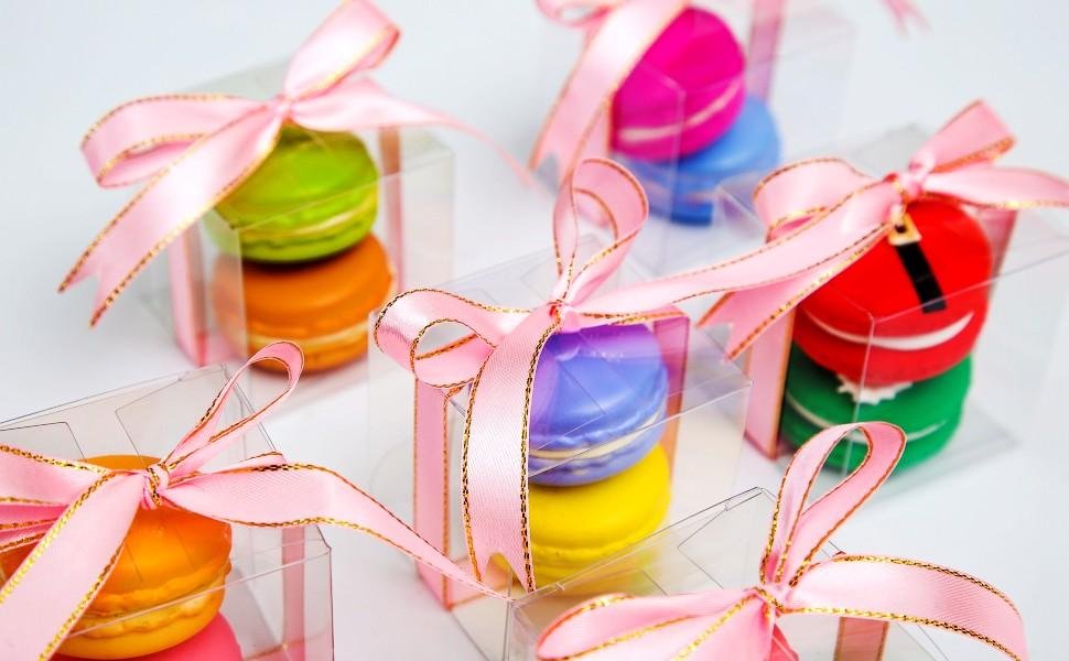 Wholesale 50 Pack Bulk 2x2x2 Inch Clear Small Gift Boxes for Macarons Chocolate Bombs Birthdays Weddings Party Favors Factory