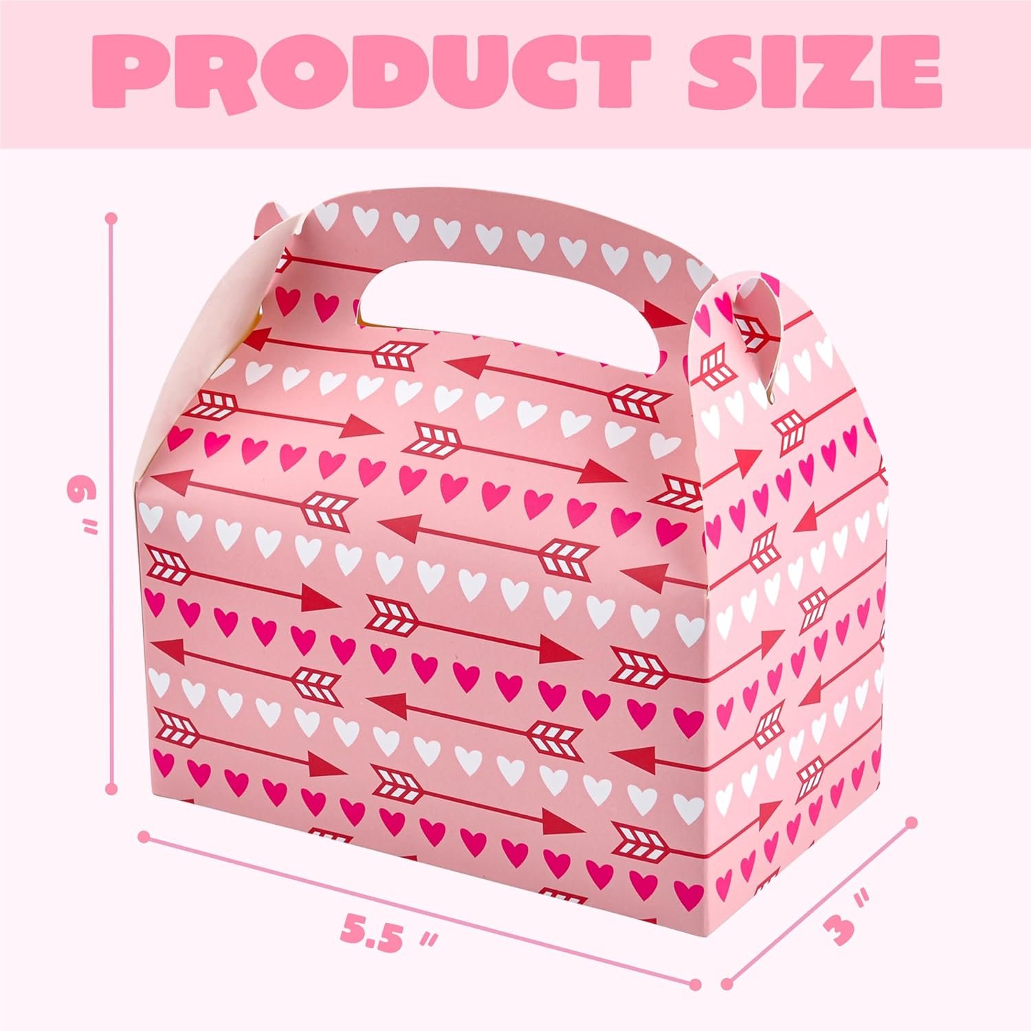 Wholesale 24 Pcs Heart-Shaped Valentine's Day Treat Boxes Cookie Packaging Colorful Design for Kids Party Favors Classroom Prizes Candy Storage Factory