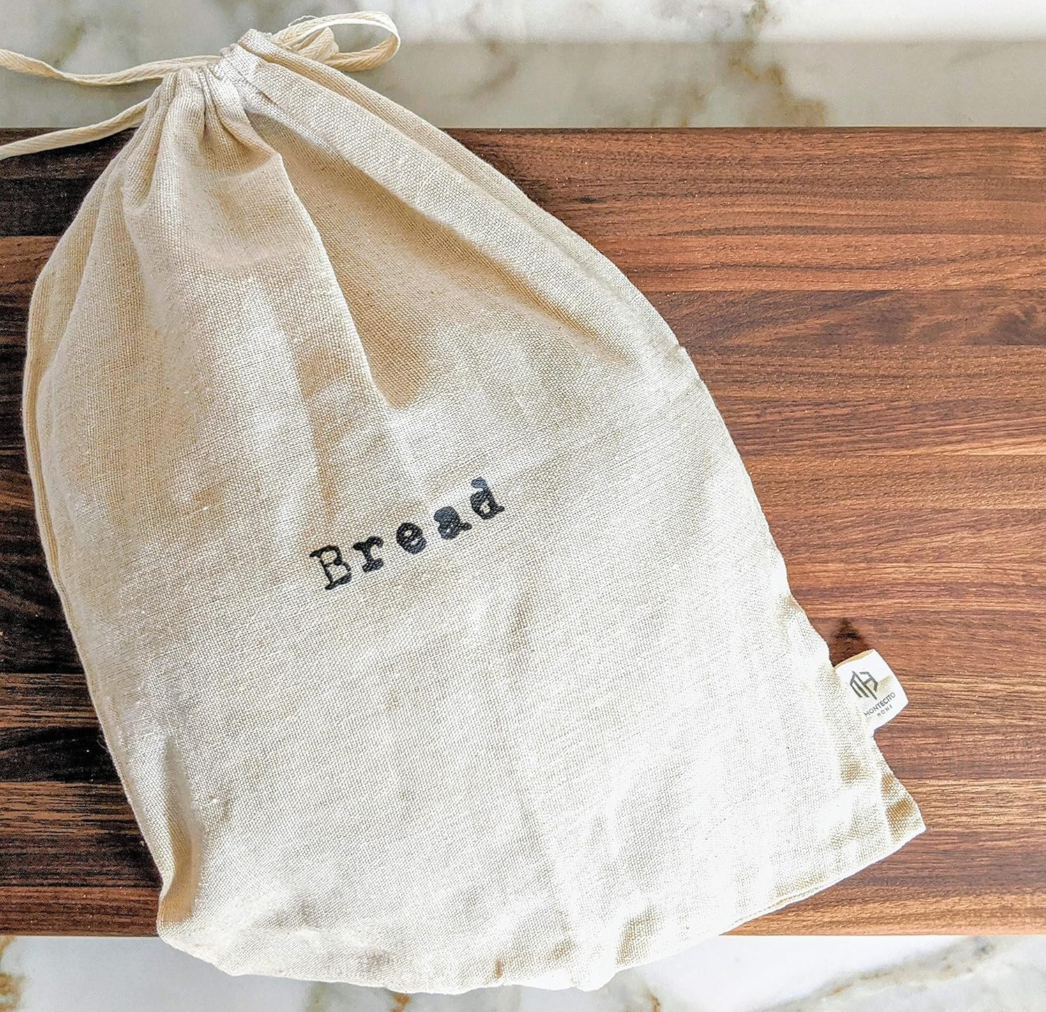 Wholesale Extra Large 12x15 Inch Farmhouse Linen Artisan Boule Bread Bags Set of 2 Reusable Drawstring for Homemade Storage Perfect for Bakers Housewarming Natural Black Factory