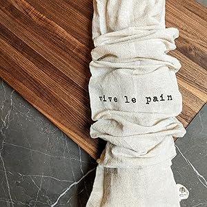 Wholesale Extra Large 12x15 Inch Farmhouse Linen Artisan Boule Bread Bags Set of 2 Reusable Drawstring for Homemade Storage Perfect for Bakers Housewarming Natural Black Factory