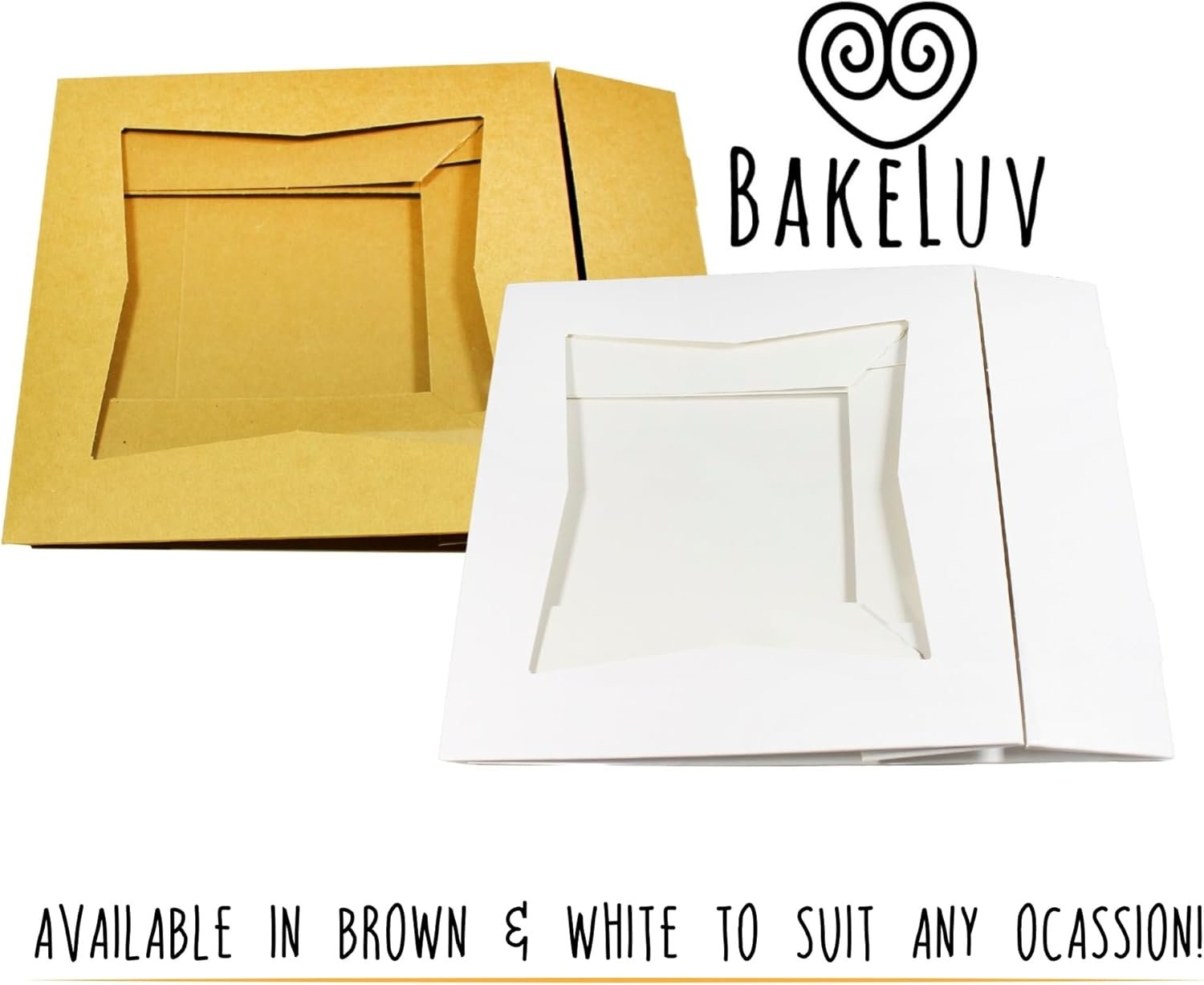 Wholesale 8x8x2.5 Inch Bakery Boxes with Window White 25 Pack 8x8 Cookie Cake Boxes for Cinnamon Rolls Treats Desserts Auto Pop Up Factory