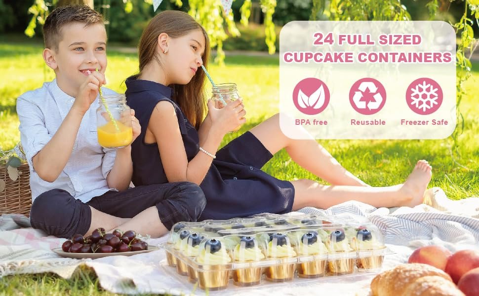 Wholesale 240 Count Plastic Disposable Stackable Clear Cupcake Containers with Tall Dome Lids Boxes Holders Factory Wholesale 240 Count Plastic Disposable Stackable Clear Cupcake Containers with Tall Dome Lids Boxes Holders Factory
