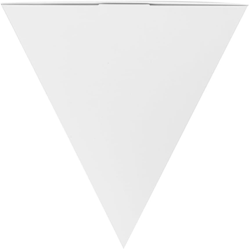 Wholesale 9.3 x 10.3 x 1.8 Inch Clamshell Pizza Slice Boxes 100 Pack Greaseproof Tab Lock White Paper Containers for Individual Slices in Restaurants Kiosks Cafes Factory