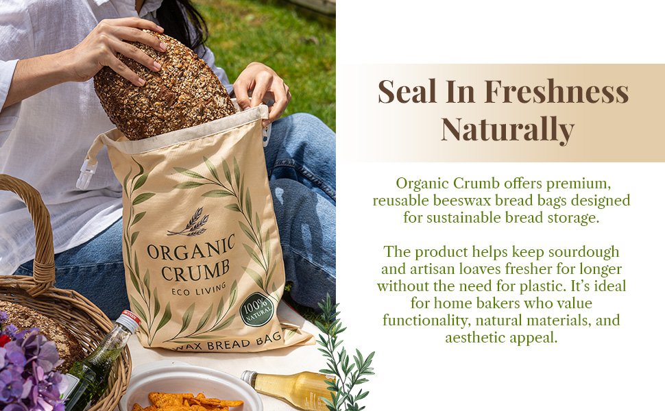 OEM Reusable Bread Bags 5-in-1 Set 2 XL Cotton Beeswax Bags Beeswax Wrap Bowl Cover Dough Scraper Eco-Friendly Sourdough Storage Factory