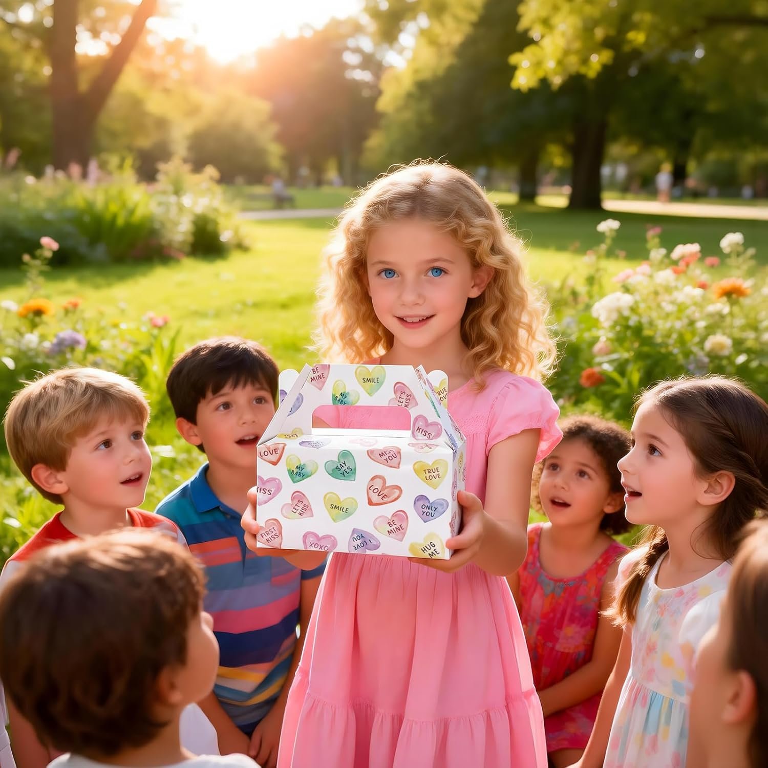 Wholesale Valentine's Day Heart Treat Boxes 12 Pack Candy Goodie Containers with Handles for Kids Boys Girls Party Favors Cookie Cupcake Snacks Factory Wholesale Valentine's Day Heart Treat Boxes 12 Pack Candy Goodie Containers with Handles for Kids Boys Girls Party Favors Cookie Cupcake Snacks Factory