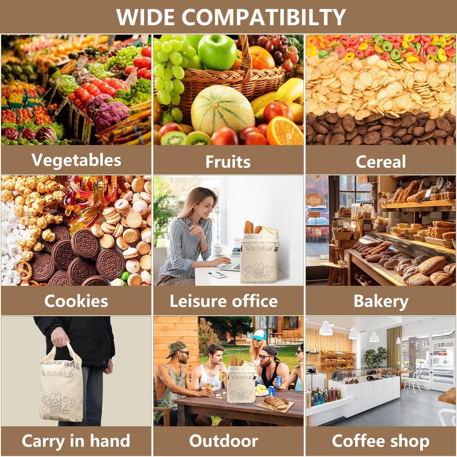 OEM Reusable Bread Bags for Sourdough Storage Food-Grade TPU Lining 100% Cotton Outer Layer 2-Pack XL Capacity Freezer Safe Factory OEM Reusable Bread Bags for Sourdough Storage Food-Grade TPU Lining 100% Cotton Outer Layer 2-Pack XL Capacity Freezer Safe Factory