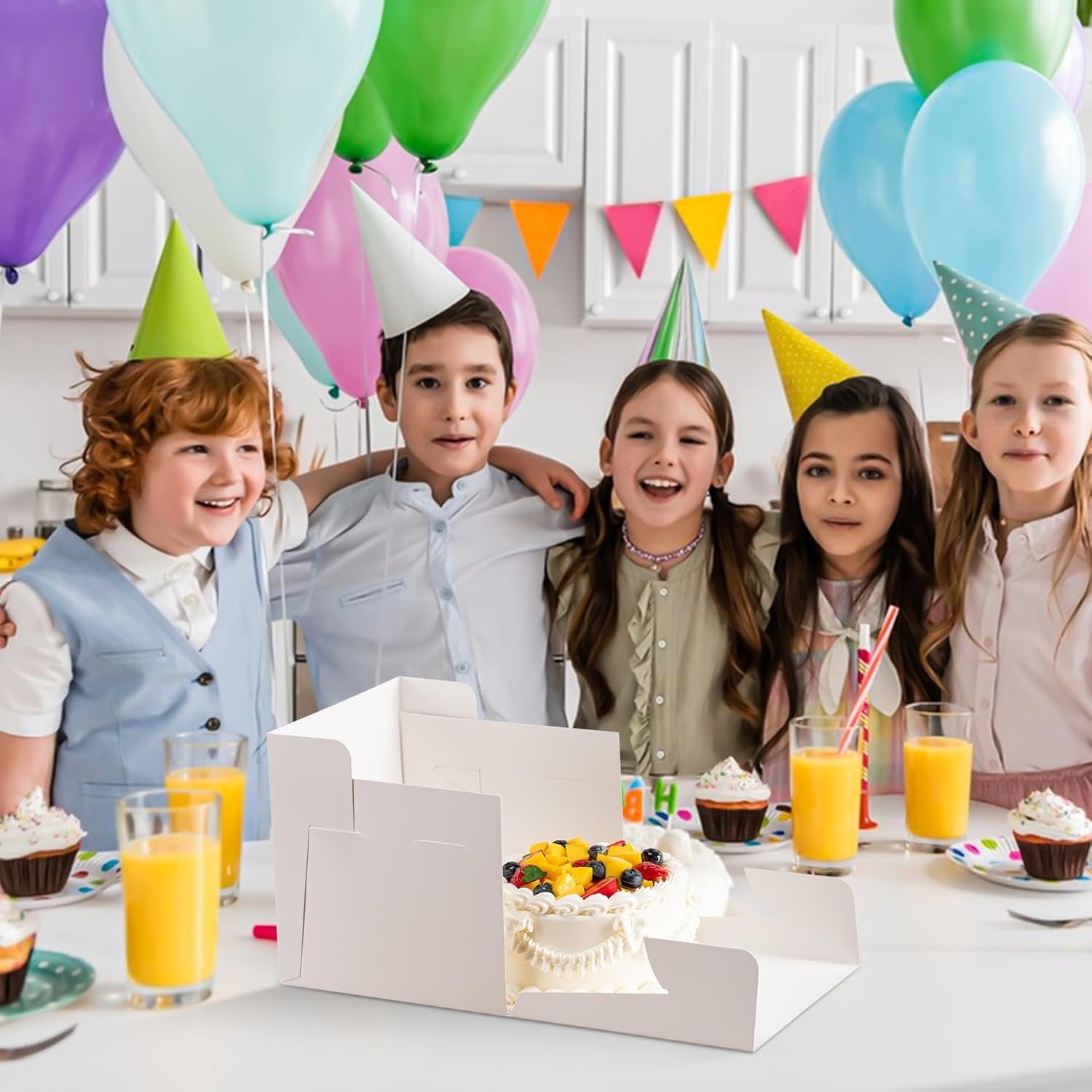 Wholesale 3 Pack 10x10x8 Inch Tall Cake Boxes with Lids Large Window Disposable Bakery Containers for Cookies Pies Cupcakes Pastries Weddings Birthdays Parties Factory Wholesale 3 Pack 10x10x8 Inch Tall Cake Boxes with Lids Large Window Disposable Bakery Containers for Cookies Pies Cupcakes Pastries Weddings Birthdays Parties Factory