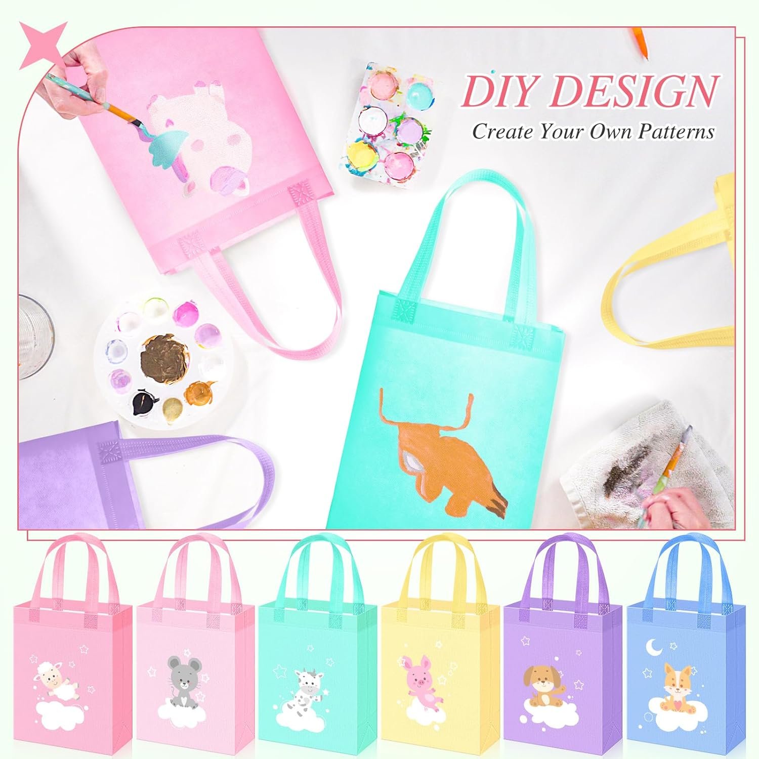 Wholesale 36 Pcs Pastel Easter Gift Bags with Handles Reusable Non Woven Party Favor Goodie Bags for Wedding Birthday Baby Shower Gifts Wrapping Supplies Factory Wholesale 36 Pcs Pastel Easter Gift Bags with Handles Reusable Non Woven Party Favor Goodie Bags for Wedding Birthday Baby Shower Gifts Wrapping Supplies Factory
