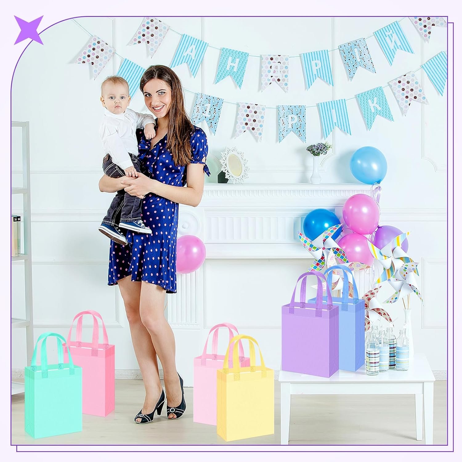 Wholesale 36 Pcs Pastel Easter Gift Bags with Handles Reusable Non Woven Party Favor Goodie Bags for Wedding Birthday Baby Shower Gifts Wrapping Supplies Factory Wholesale 36 Pcs Pastel Easter Gift Bags with Handles Reusable Non Woven Party Favor Goodie Bags for Wedding Birthday Baby Shower Gifts Wrapping Supplies Factory