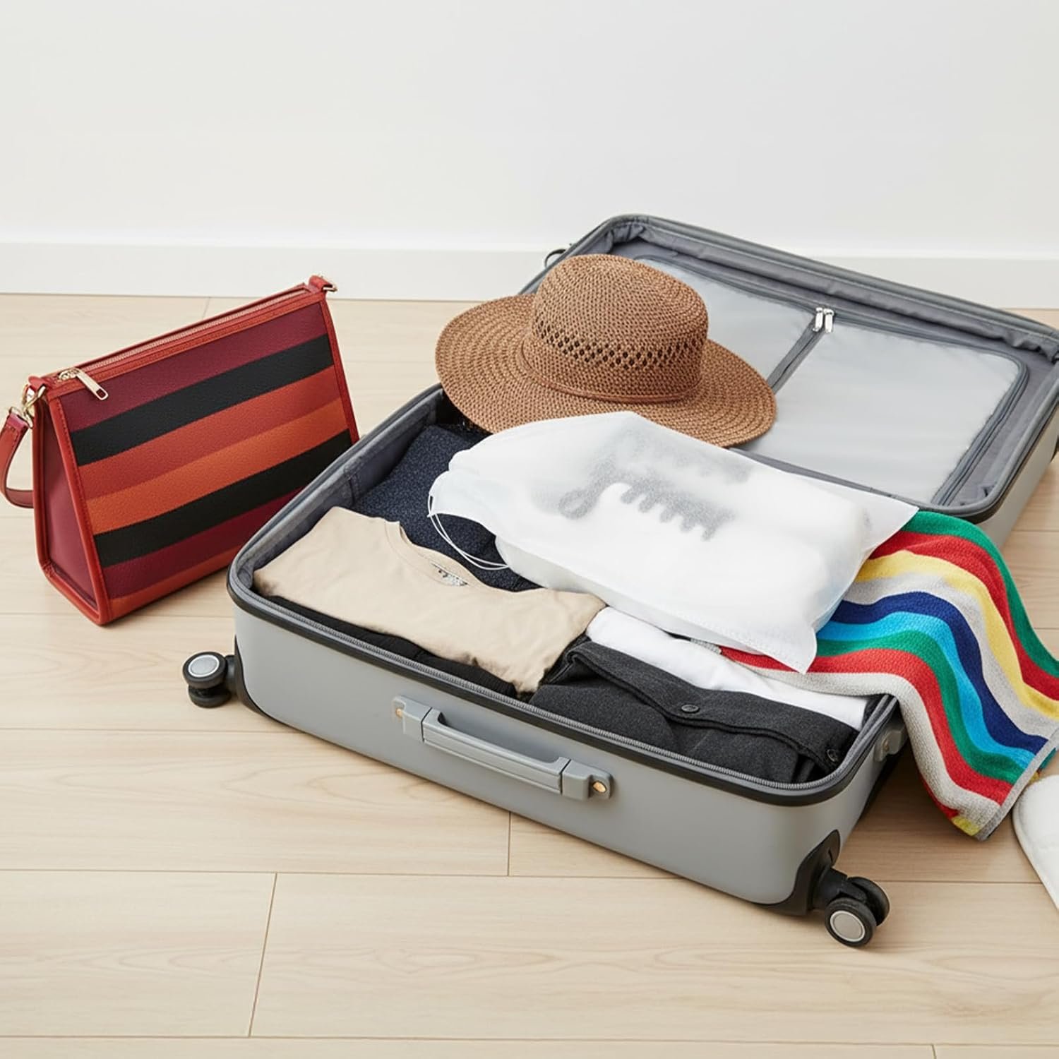 Wholesale 200pcs Dust Proof Travel Shoe Bags Non Woven Fabric Drawstring Breathable Pouches Portable Storage Organizer (11.81 x 15.75 Inch) Factory