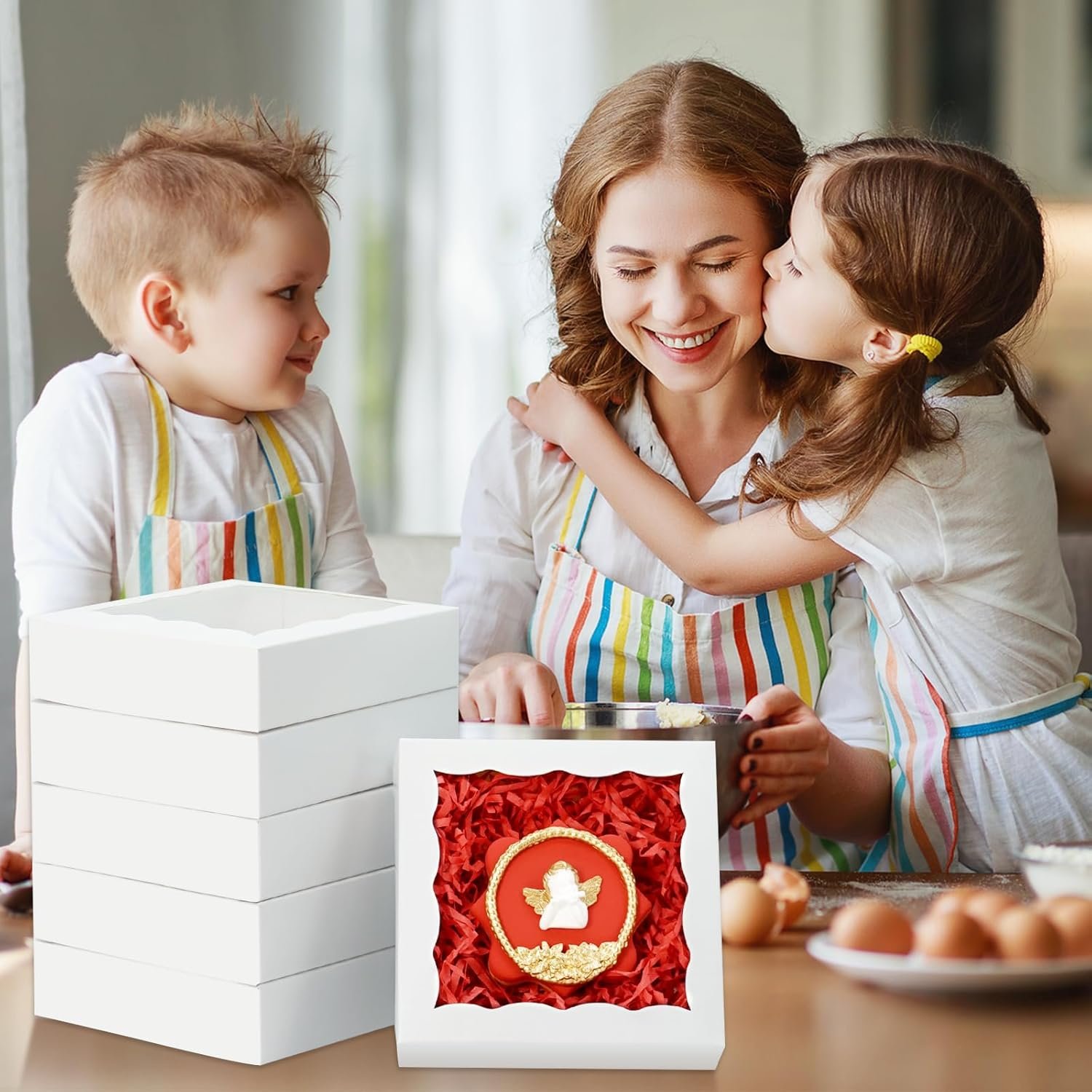 Wholesale 50pcs Small Cookie Boxes 4 1/2