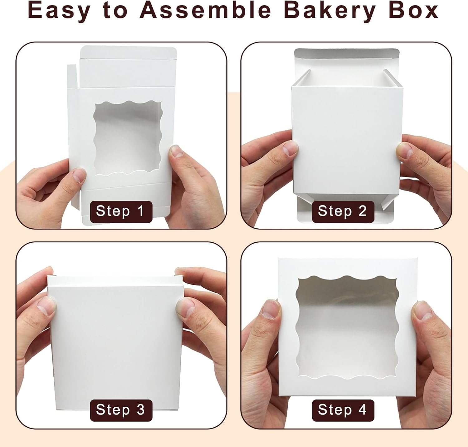 Wholesale 50pcs Small Cookie Boxes 4 1/2