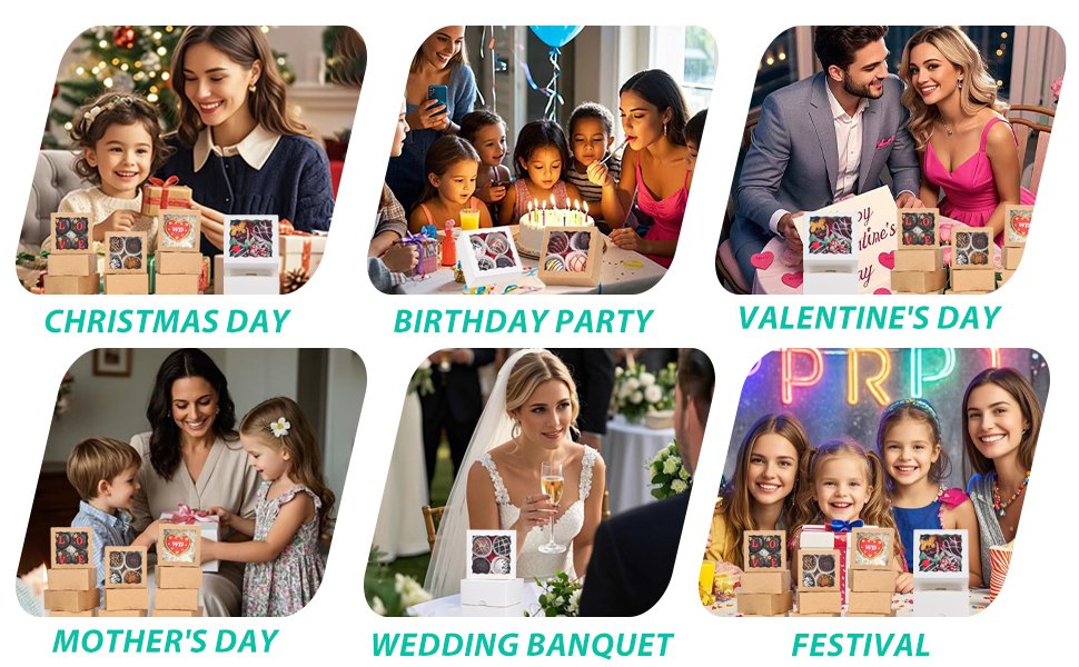 Wholesale 50-Count 4x4x2 Inch Food-Safe Brown Bakery Boxes for Pastries Cookies Truffles Wedding Favors Cakes Pies Cinnamon Rolls Factory