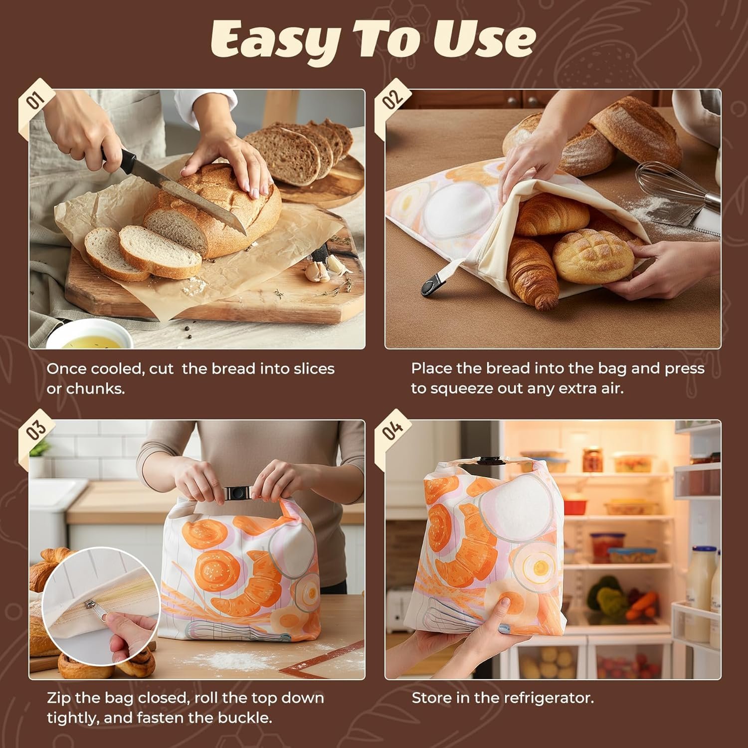 OEM Beeswax Bread Bags 2 Pack XL Cotton Storage Zipper Buckle Double Seal for Sourdough Homemade Bread Includes 13x13.9 Inch Beeswax Wrap Bowl Cover Reusable Produce Veggie Bags Factory OEM Beeswax Bread Bags 2 Pack XL Cotton Storage Zipper Buckle Double Seal for Sourdough Homemade Bread Includes 13x13.9 Inch Beeswax Wrap Bowl Cover Reusable Produce Veggie Bags Factory