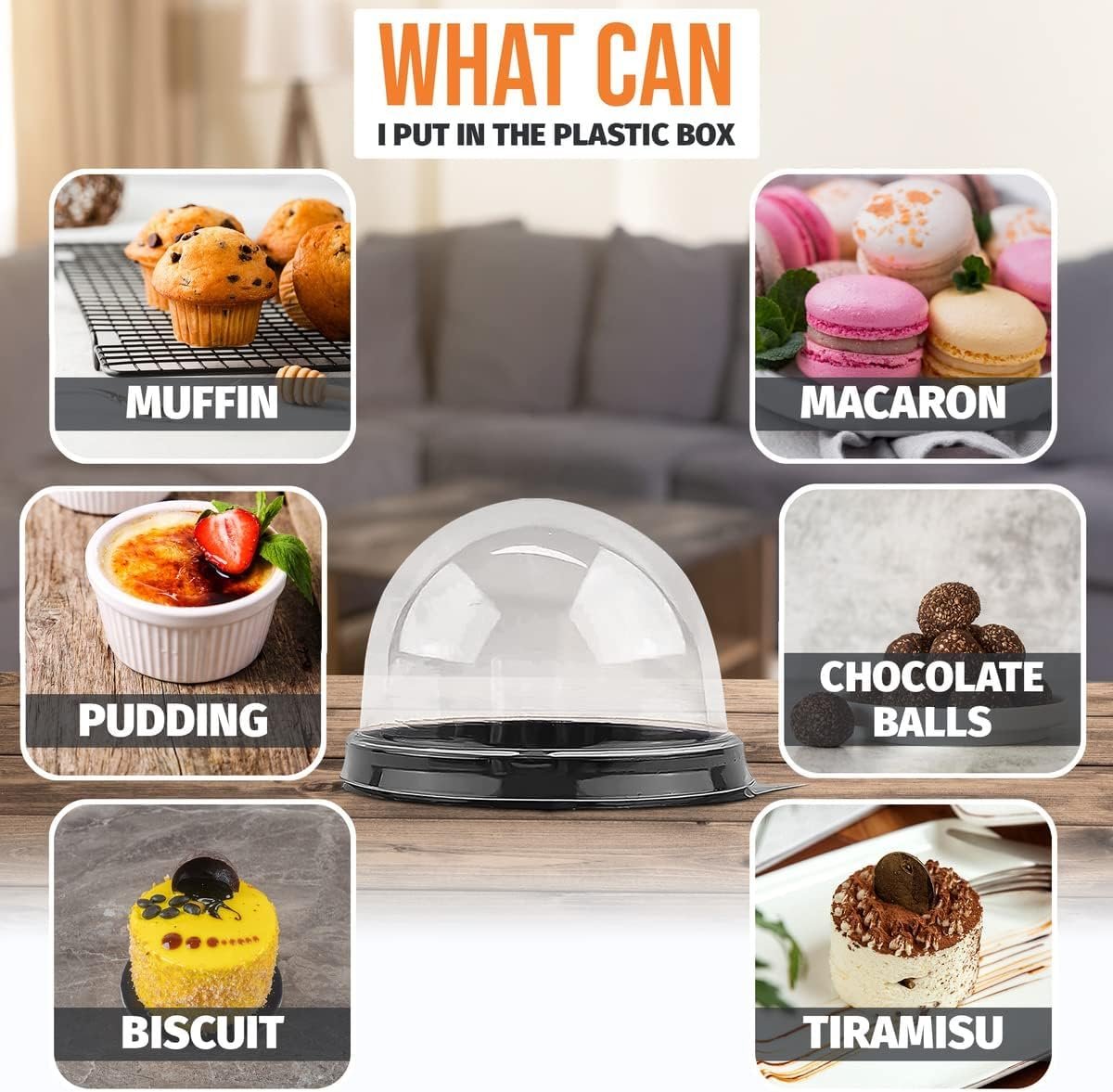 Wholesale 50-Pack 2.8 x 2.8 Inch Mini Cupcake Containers Plastic Food Grade Dessert Boxes with Clear Lids for Parties Holidays Factory