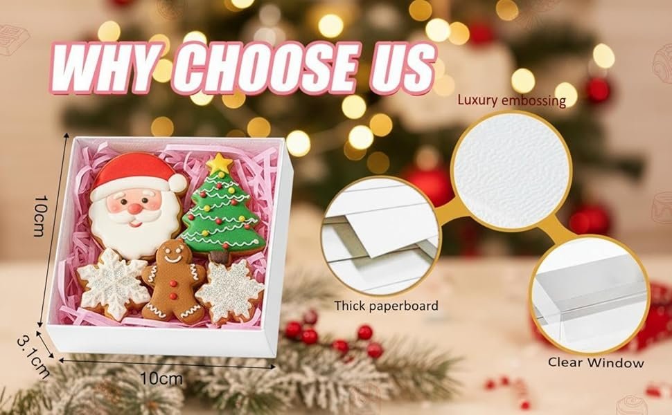 Wholesale 25PCS 4x4x1.25 Inch Clear Lid Treat Boxes for Cookies Macarons Cakesicles Donuts Pastries Chocolate Covered Oreos Factory