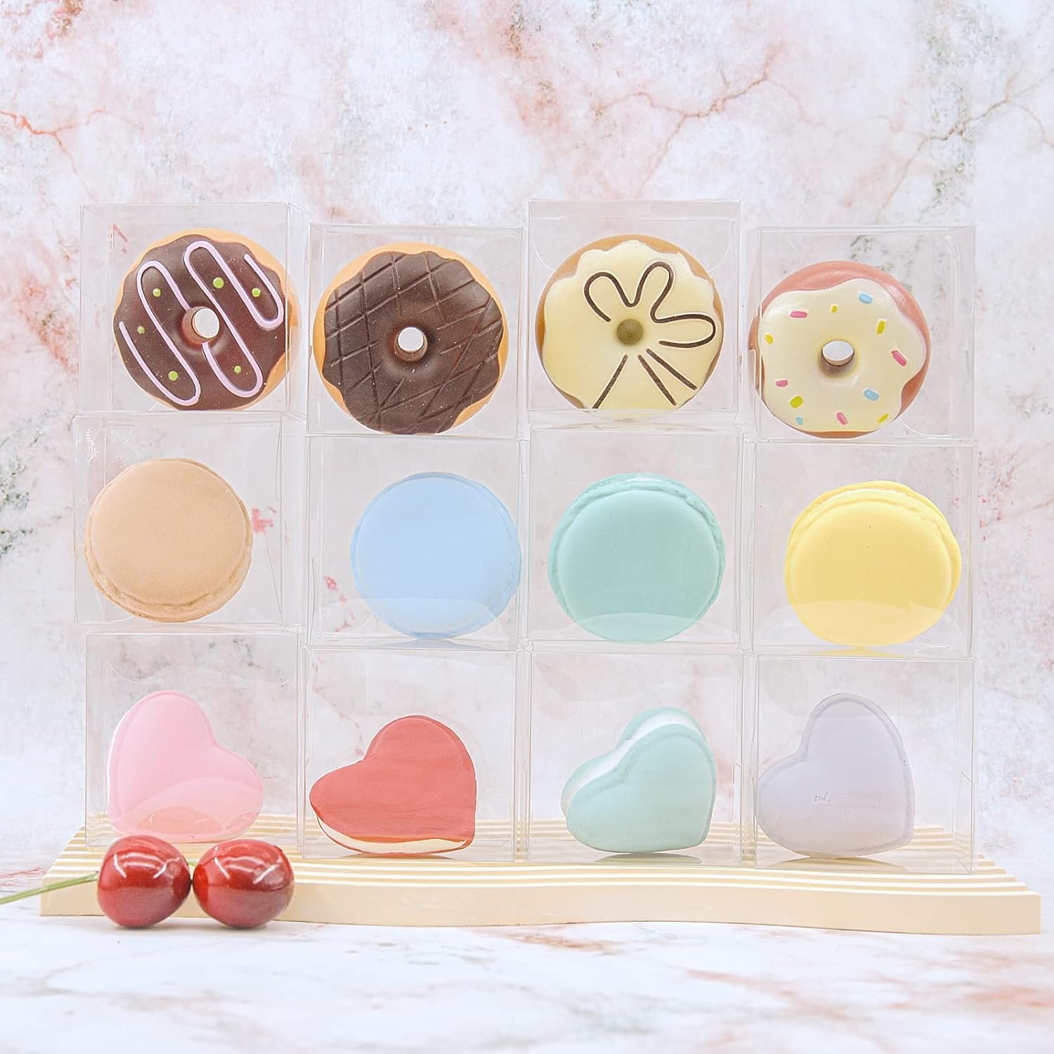 Wholesale 50pcs 2.2x2.2x1.4 Inch Small Clear Cookie Boxes for Single Macarons Candies Treats Wedding Favors Party Gifts Factory