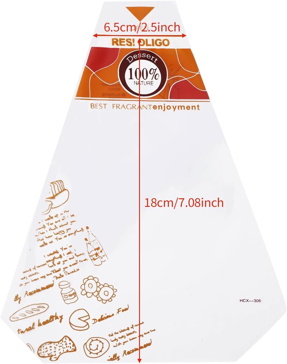 Wholesale 200 Pcs Collapsible Plastic Sandwich Bags Easy-Tear Packaging for Baked Goods Yellow Factory