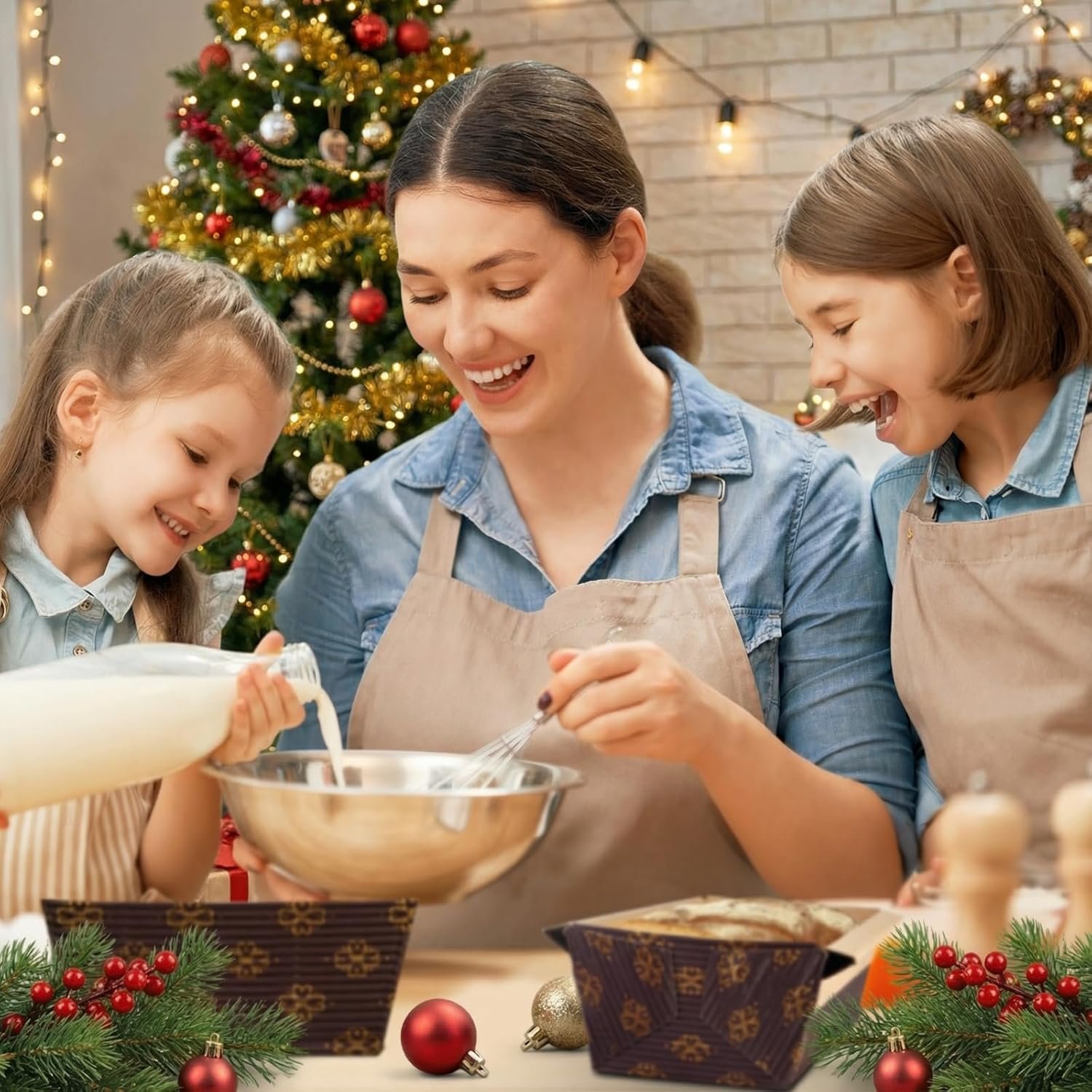 Wholesale 120 Pieces Mini Disposable Rectangle Paper Loaf Pans 3.1 x 1.5 x 1.7 Inch Corrugated Baking Trays for Quick Bread Small Pumpkin Breads Microwave Oven Freezer Safe Factory