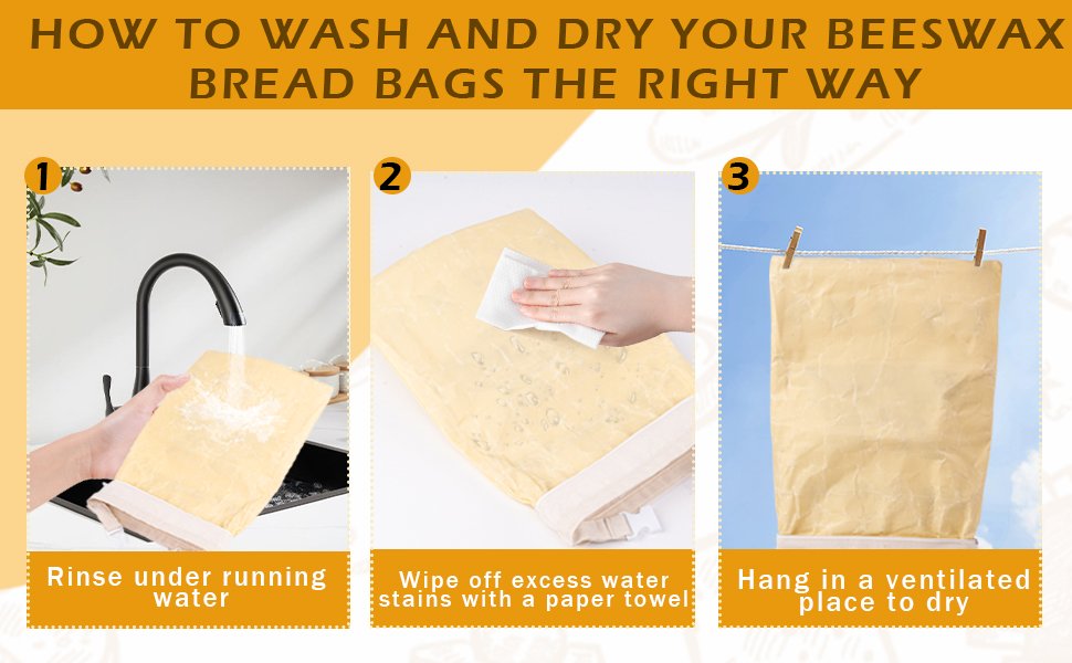 OEM 2-Pack Reusable Cotton Beeswax Bread Bags for Sourdough Homemade Loaves Keeps Fresh Longer Ivory Factory