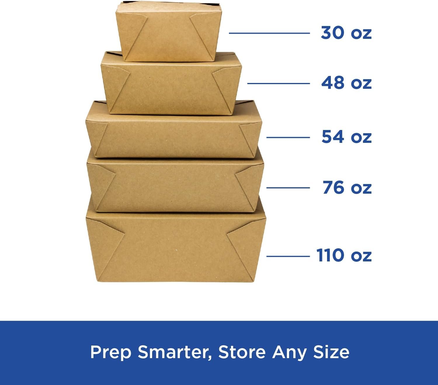 Wholesale 76 oz Paper Takeout Boxes 200ct Leak-Resistant Microwavable Heavy-Duty Grease-Resistant Stackable Kraft Brown #3 Factory Wholesale 76 oz Paper Takeout Boxes 200ct Leak-Resistant Microwavable Heavy-Duty Grease-Resistant Stackable Kraft Brown #3 Factory