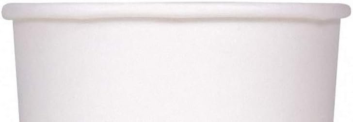 Wholesale 5oz Paper Ice Cream Cups 1000 Count for Hot Cold Food Ideal for Gelato Yogurt Snacks White C-KDP5W Factory