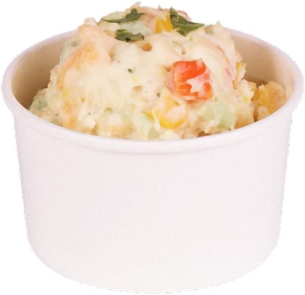 Wholesale 5oz Paper Ice Cream Cups 1000 Count for Hot Cold Food Ideal for Gelato Yogurt Snacks White C-KDP5W Factory