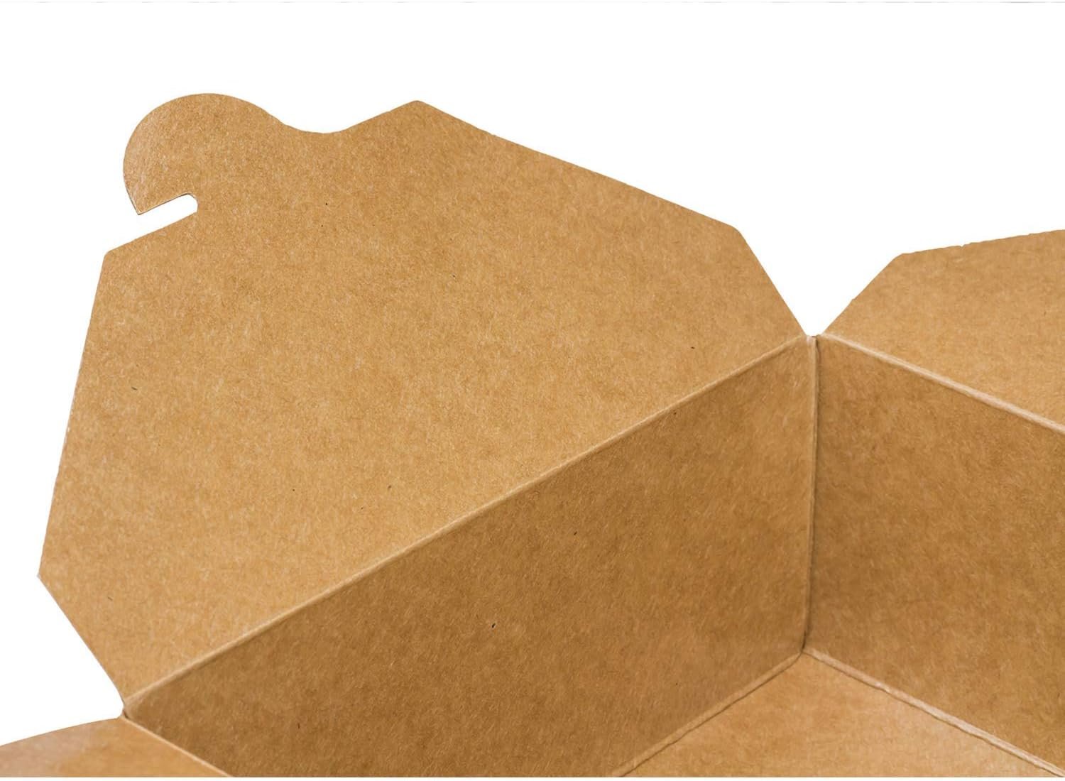Wholesale 48 oz Paper To Go Boxes 300 Count Leak-Resistant Microwavable Heavy-Duty Takeout Grease-Resistant Stackable #8 Kraft Brown Factory Wholesale 48 oz Paper To Go Boxes 300 Count Leak-Resistant Microwavable Heavy-Duty Takeout Grease-Resistant Stackable #8 Kraft Brown Factory