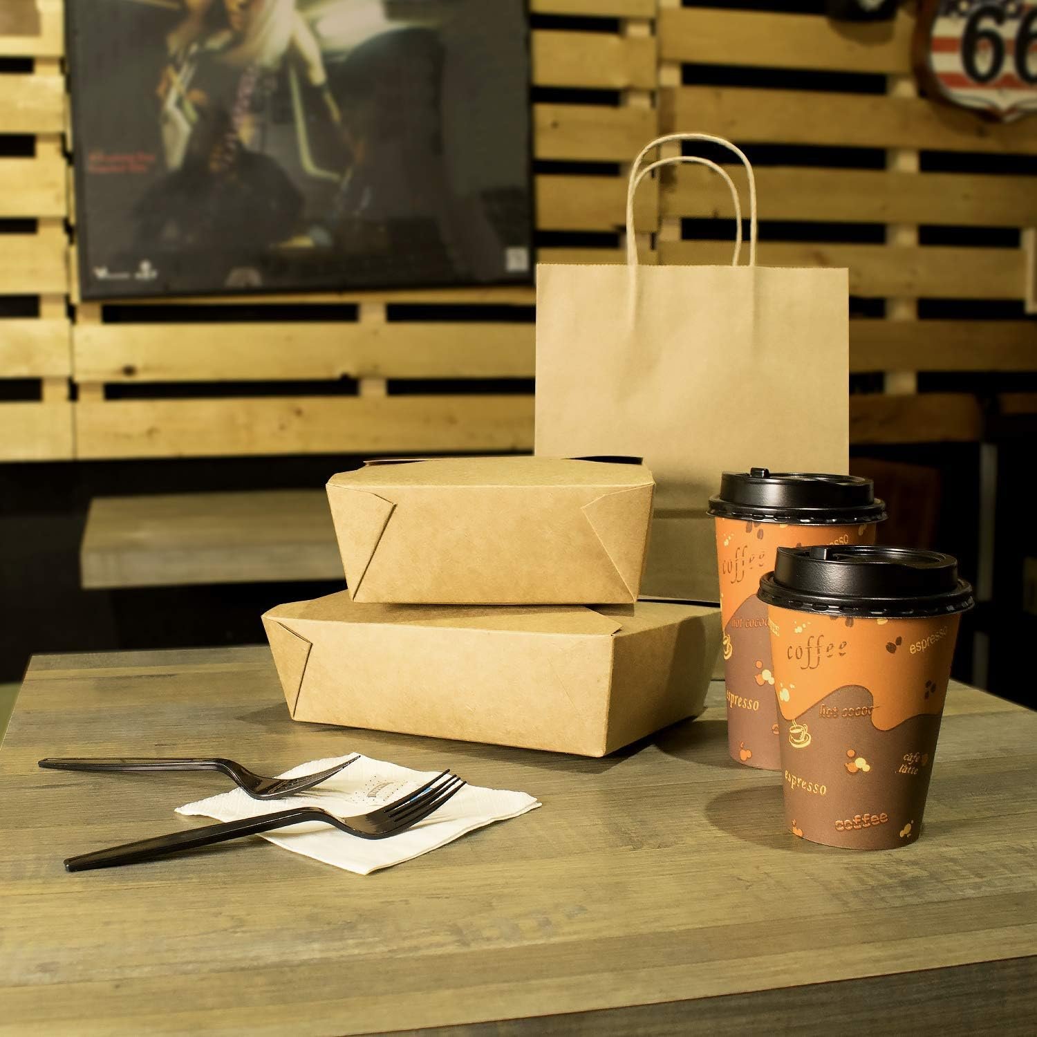 Wholesale 48 oz Paper To Go Boxes 300 Count Leak-Resistant Microwavable Heavy-Duty Takeout Grease-Resistant Stackable #8 Kraft Brown Factory Wholesale 48 oz Paper To Go Boxes 300 Count Leak-Resistant Microwavable Heavy-Duty Takeout Grease-Resistant Stackable #8 Kraft Brown Factory