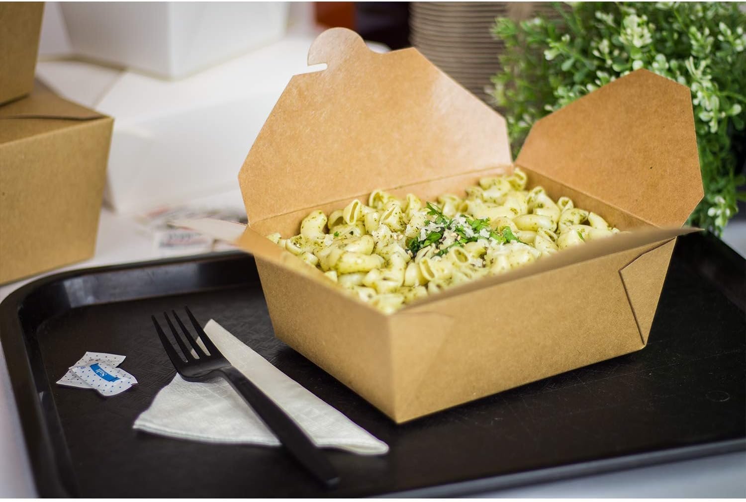 Wholesale 48 oz Paper To Go Boxes 300 Count Leak-Resistant Microwavable Heavy-Duty Takeout Grease-Resistant Stackable #8 Kraft Brown Factory Wholesale 48 oz Paper To Go Boxes 300 Count Leak-Resistant Microwavable Heavy-Duty Takeout Grease-Resistant Stackable #8 Kraft Brown Factory