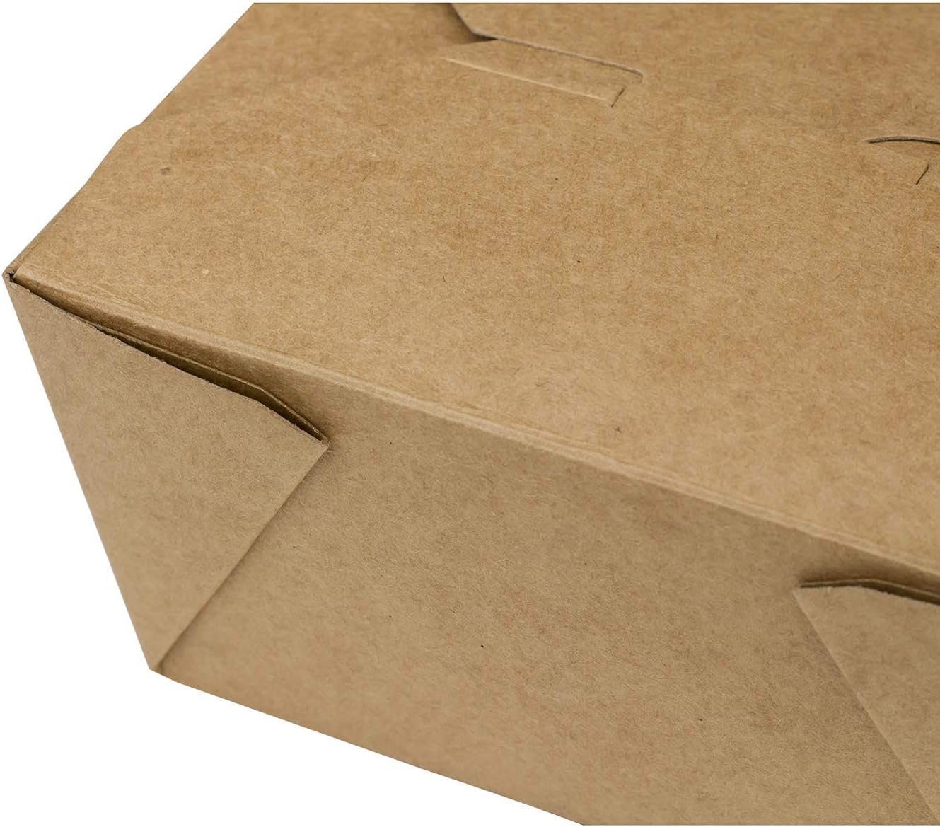 Wholesale 48 oz Paper To Go Boxes 300 Count Leak-Resistant Microwavable Heavy-Duty Takeout Grease-Resistant Stackable #8 Kraft Brown Factory Wholesale 48 oz Paper To Go Boxes 300 Count Leak-Resistant Microwavable Heavy-Duty Takeout Grease-Resistant Stackable #8 Kraft Brown Factory