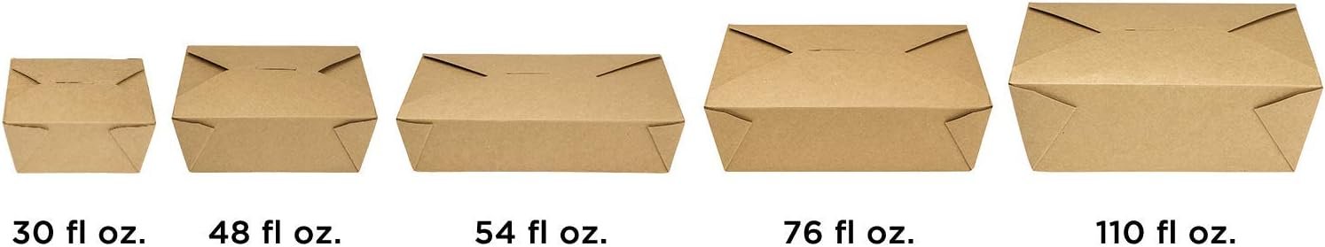 Wholesale 48 oz Paper To Go Boxes 300 Count Leak-Resistant Microwavable Heavy-Duty Takeout Grease-Resistant Stackable #8 Kraft Brown Factory Wholesale 48 oz Paper To Go Boxes 300 Count Leak-Resistant Microwavable Heavy-Duty Takeout Grease-Resistant Stackable #8 Kraft Brown Factory