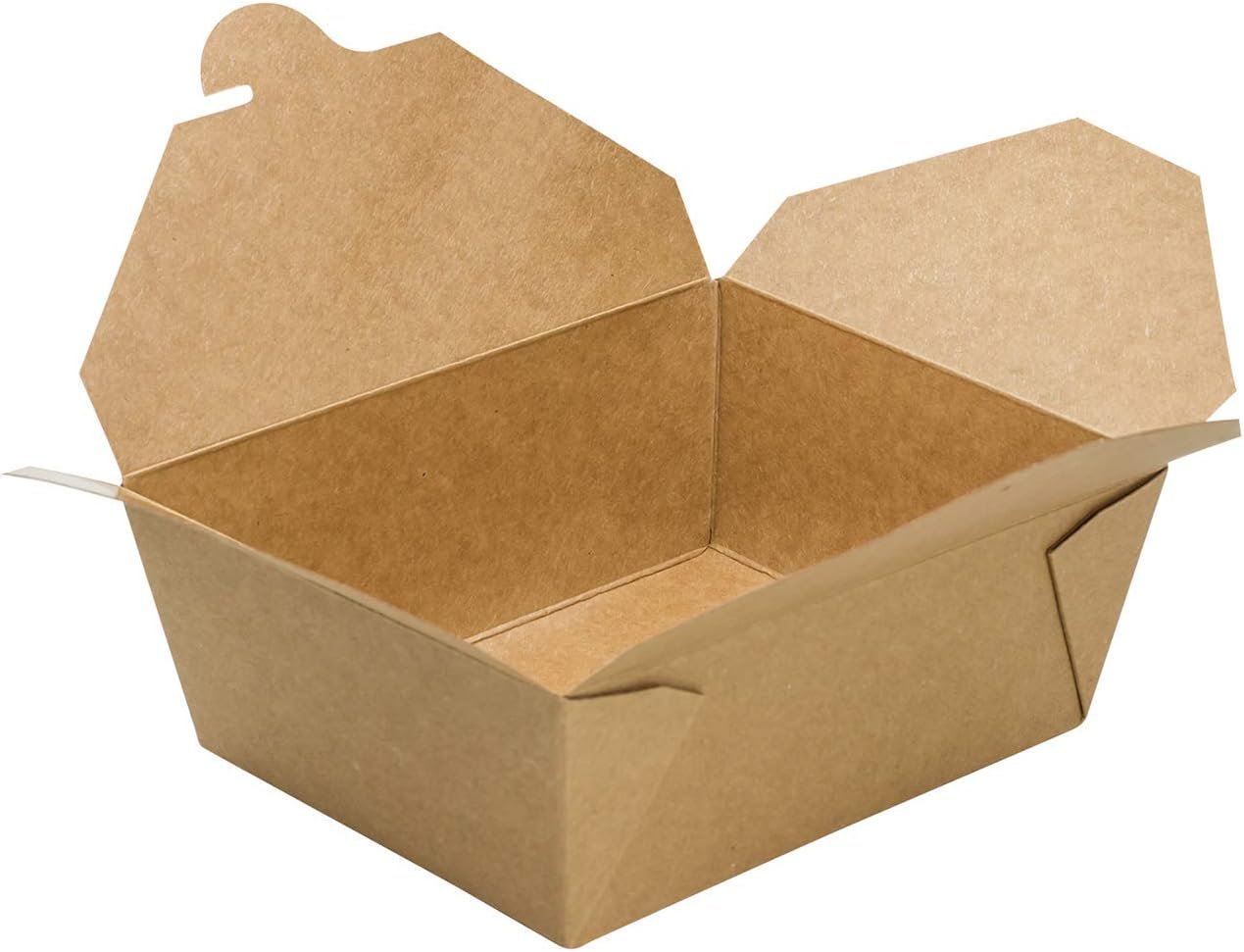 Wholesale 48 oz Paper To Go Boxes 300 Count Leak-Resistant Microwavable Heavy-Duty Takeout Grease-Resistant Stackable #8 Kraft Brown Factory Wholesale 48 oz Paper To Go Boxes 300 Count Leak-Resistant Microwavable Heavy-Duty Takeout Grease-Resistant Stackable #8 Kraft Brown Factory