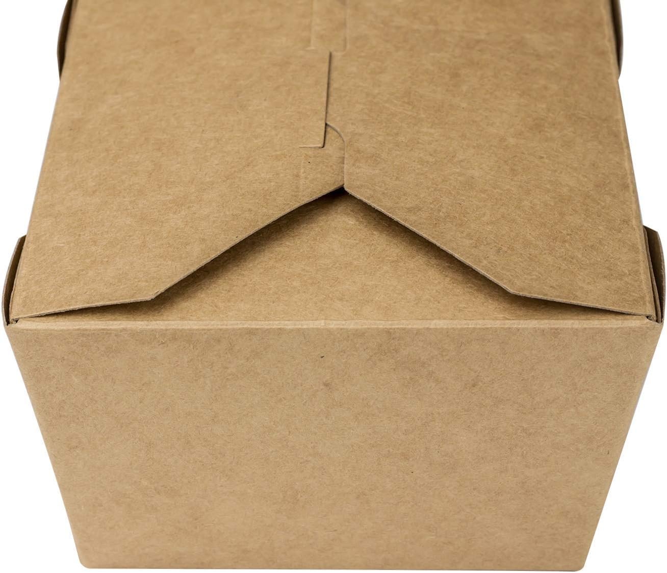 Wholesale 48 oz Paper To Go Boxes 300 Count Leak-Resistant Microwavable Heavy-Duty Takeout Grease-Resistant Stackable #8 Kraft Brown Factory Wholesale 48 oz Paper To Go Boxes 300 Count Leak-Resistant Microwavable Heavy-Duty Takeout Grease-Resistant Stackable #8 Kraft Brown Factory