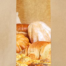 Wholesale 60 Pack Large Yellow Paper Bread Bags with Tin Tie and Clear Window for Homemade Sourdough Bakery - Factory