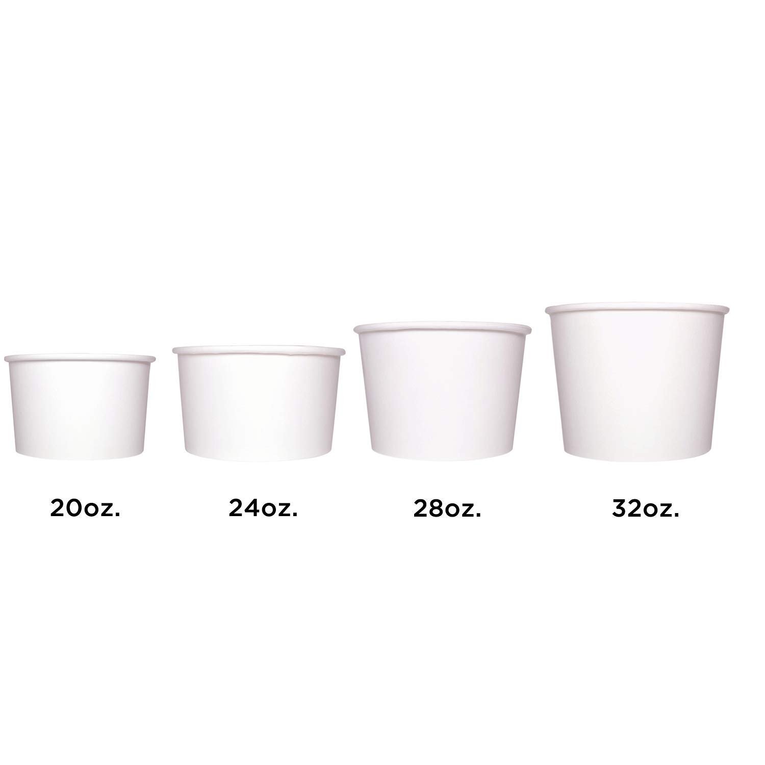 Wholesale 32oz Paper Soup Bowls 600 Count for Hot Cold Food Ideal for Soup Noodles Pasta Snacks White (C-KDP32W) Factory