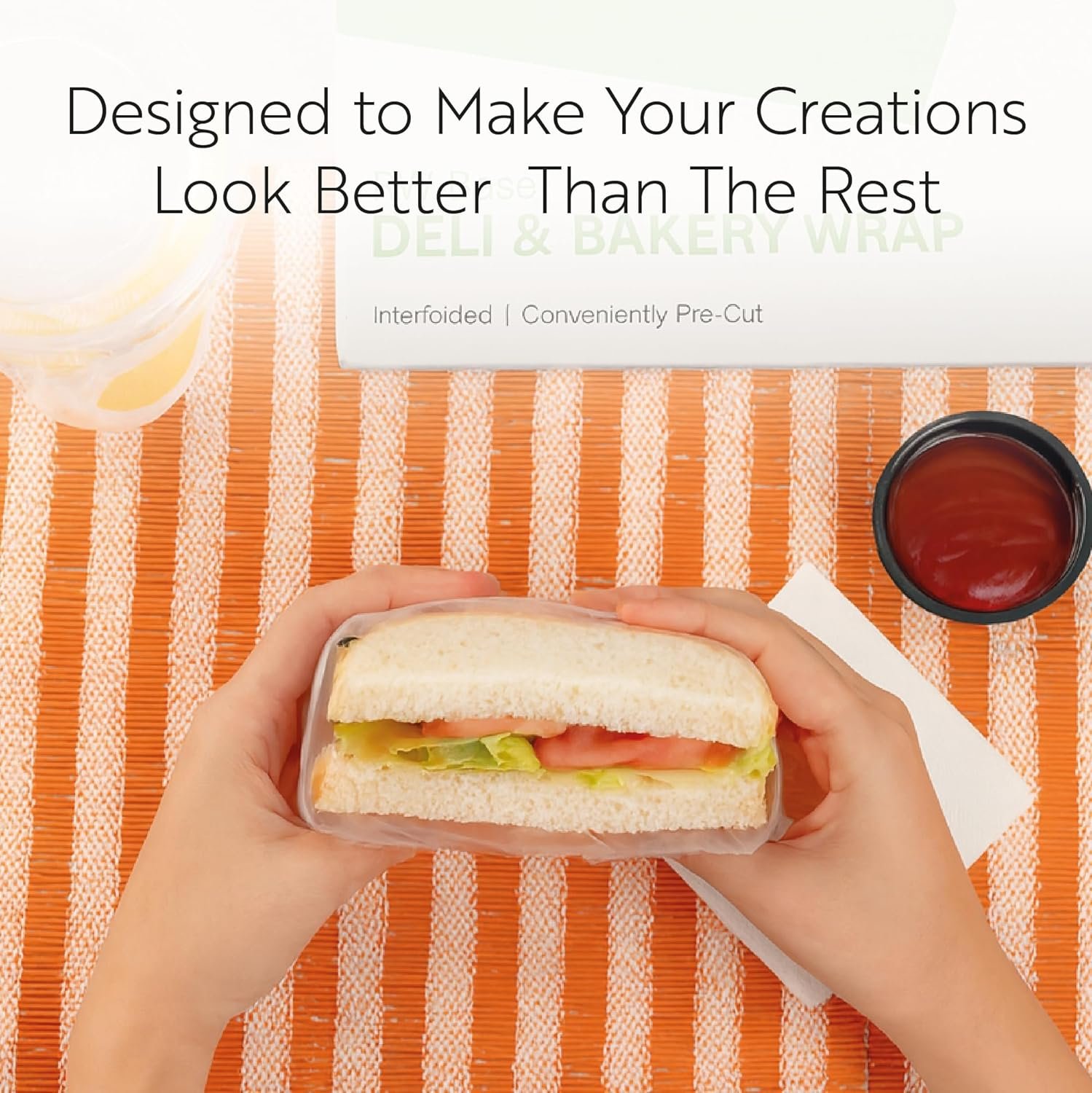 Wholesale 10.75 x 8 Inch Interfolded Plastic Deli Sheets 1000 Pre-Cut Disposable Clear Butcher Sandwich Wraps Microwavable Freezable Factory