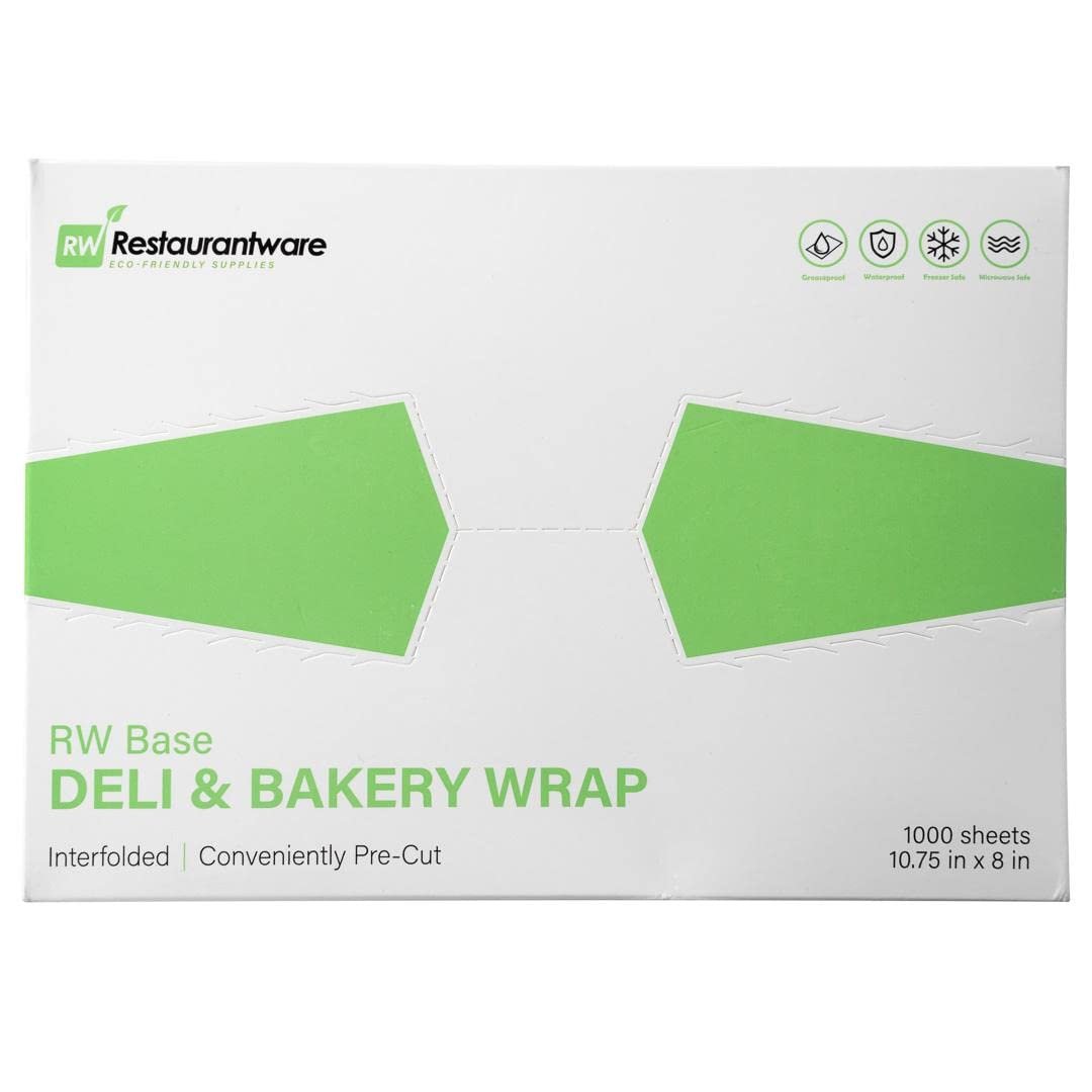 Wholesale 10.75 x 8 Inch Interfolded Plastic Deli Sheets 1000 Pre-Cut Disposable Clear Butcher Sandwich Wraps Microwavable Freezable Factory