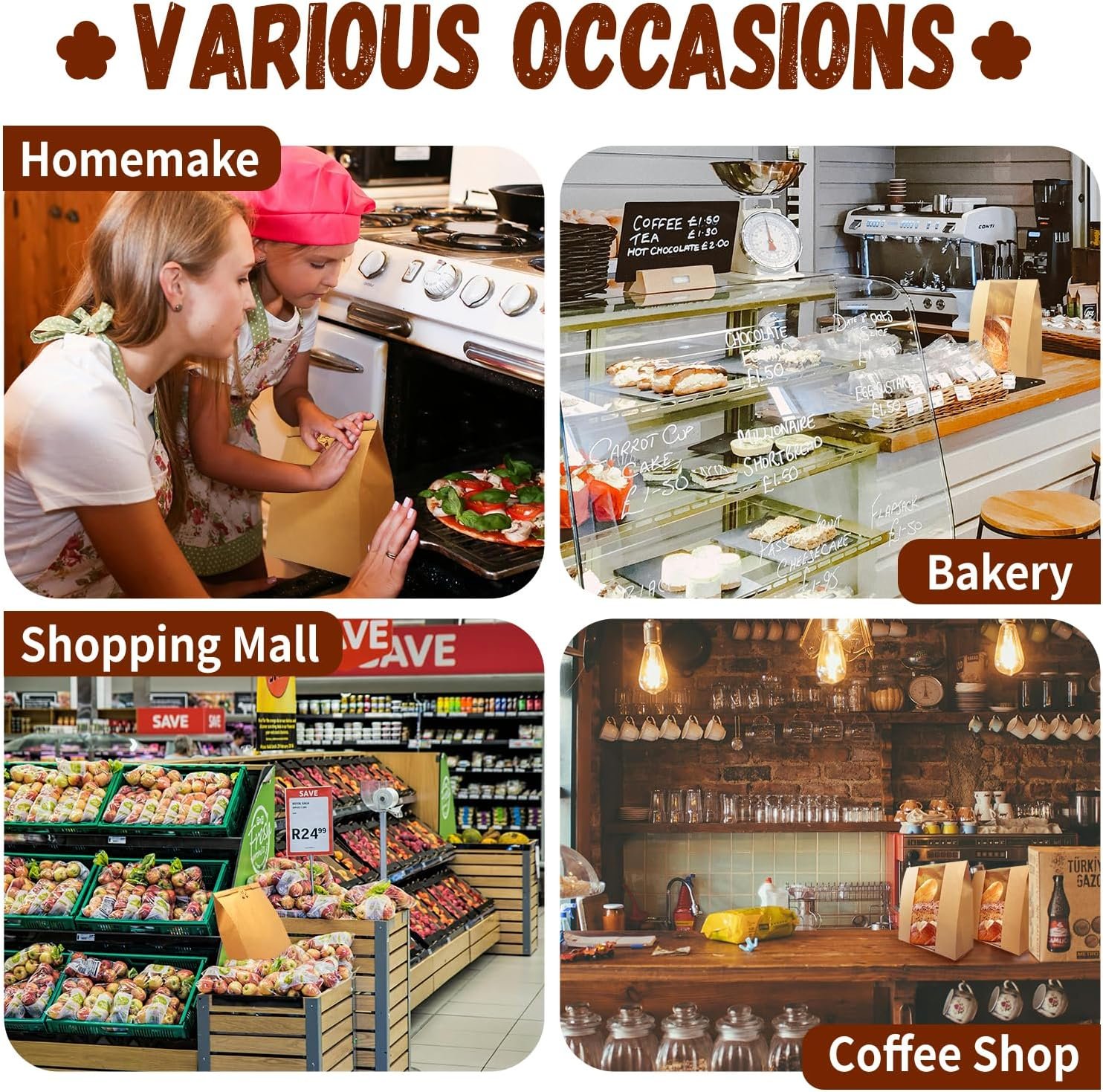 Wholesale 30 Pack Large Kraft Paper Bread Bags for Sourdough Storage with Clear Window and 50 Bonus Seal Stickers 13.7x8.2x3.5 Inches Brown Factory Wholesale 30 Pack Large Kraft Paper Bread Bags for Sourdough Storage with Clear Window and 50 Bonus Seal Stickers 13.7x8.2x3.5 Inches Brown Factory