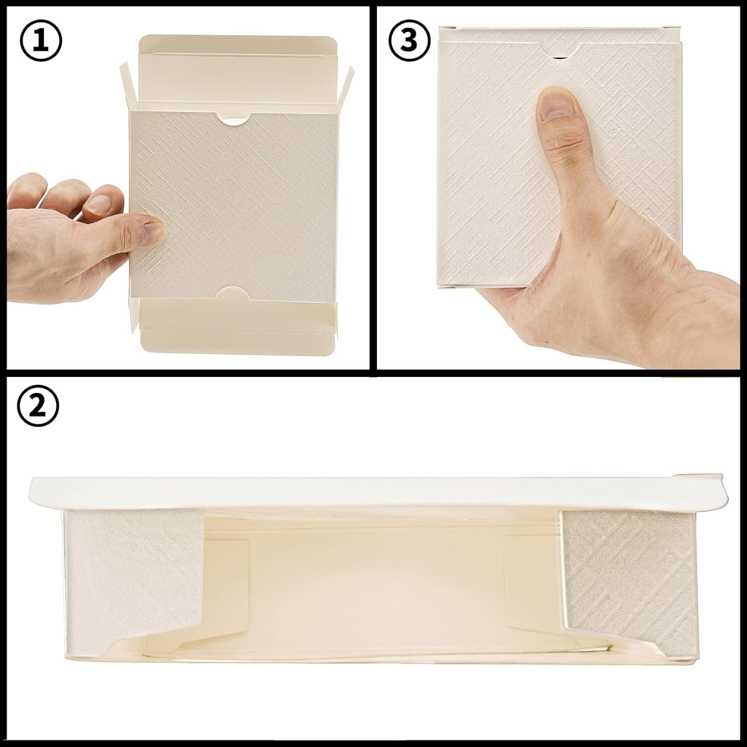 Wholesale 50pcs 4.3x4.3x1.2 Inch Auto-Popup Cookie Boxes with Window Individual Packaging for Single Cookies Pastries Soaps Desserts Wedding Favors Factory