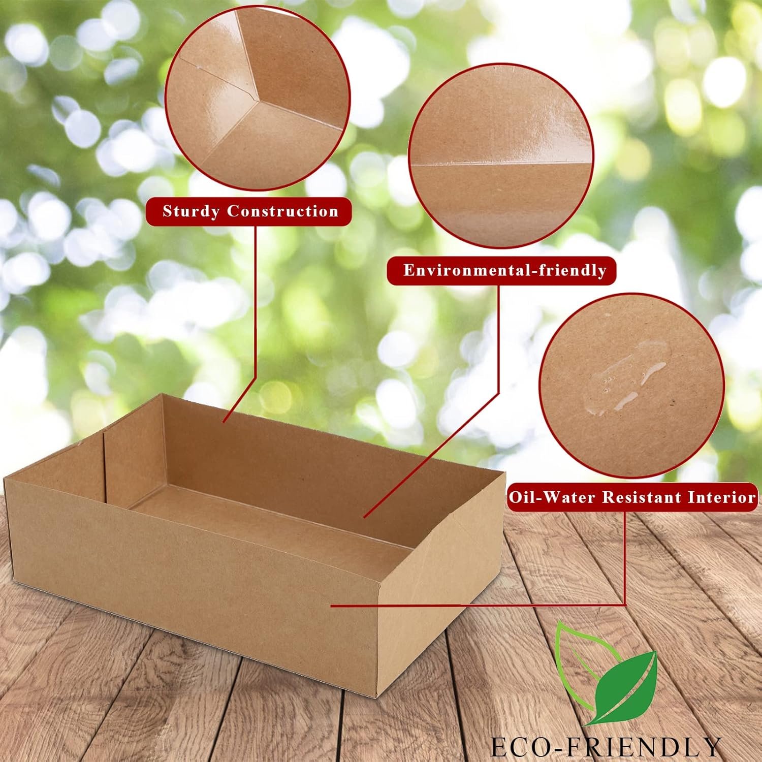 Wholesale 50 Pack Disposable Pop Up Kraft Paper Food Trays 4 Corner Greaseproof Containers Foldable Brown Boxes for Parties Stadiums Theaters Nachos Factory Wholesale 50 Pack Disposable Pop Up Kraft Paper Food Trays 4 Corner Greaseproof Containers Foldable Brown Boxes for Parties Stadiums Theaters Nachos Factory