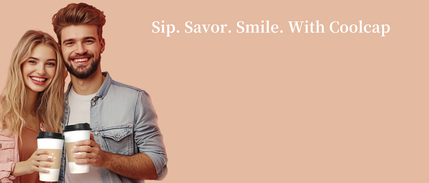 Wholesale 16oz Coffee Cups with Lids Sleeves 100 Pack Disposable To-Go Hot Paper Cups White Bulk Factory