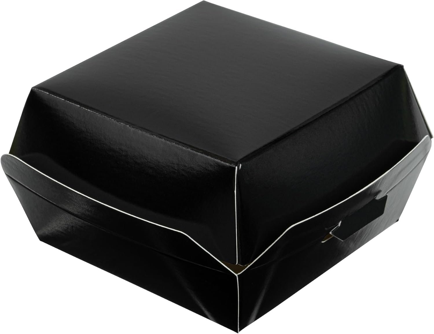 Wholesale 2.8 x 2.8 x 2 Inch Mini Burger Clamshell Containers 100 Pack Hinged Lid Disposable Black Paper Takeout Boxes for Appetizers Desserts Sliders Finger Foods Factory Wholesale 2.8 x 2.8 x 2 Inch Mini Burger Clamshell Containers 100 Pack Hinged Lid Disposable Black Paper Takeout Boxes for Appetizers Desserts Sliders Finger Foods Factory