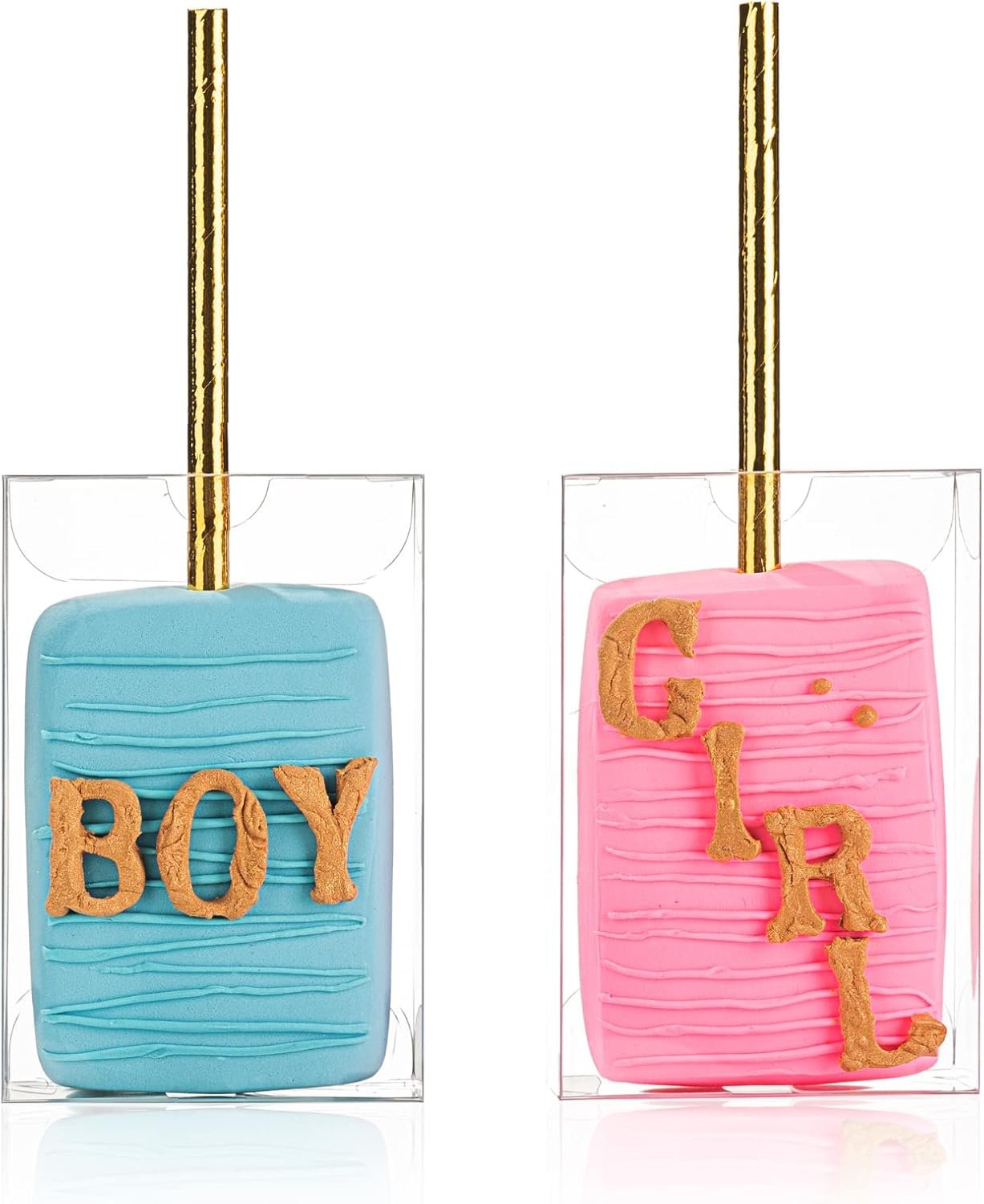 Wholesale 35 Pack 3.5 x 2.4 x 1.38 Inch Clear Rice Krispie Treat Boxes with Hole for Cakesicles Small Macarons Candy Party Favors Factory