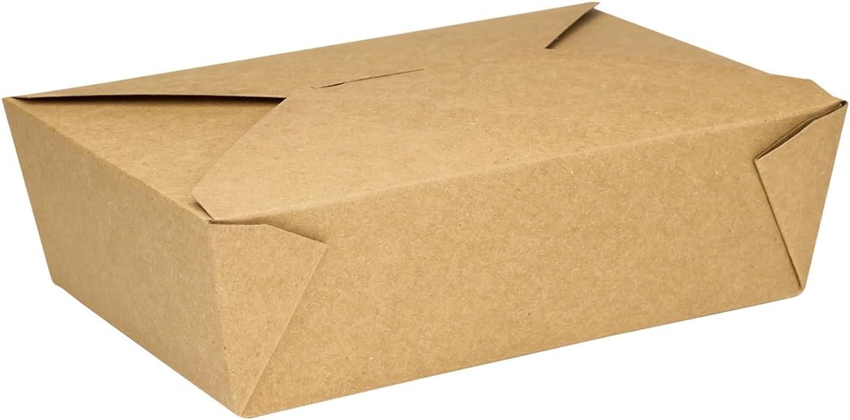 Wholesale 76 oz Paper Takeout Boxes 200ct Leak-Resistant Microwavable Heavy-Duty Grease-Resistant Stackable Kraft Brown #3 Factory Wholesale 76 oz Paper Takeout Boxes 200ct Leak-Resistant Microwavable Heavy-Duty Grease-Resistant Stackable Kraft Brown #3 Factory