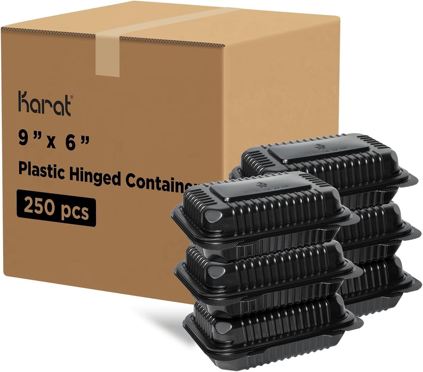Wholesale Clamshell Takeout Food Containers 9x6 Inches 250 Count Durable Microwavable Stackable Crack-Resistant Black Boxes Factory Wholesale Clamshell Takeout Food Containers 9x6 Inches 250 Count Durable Microwavable Stackable Crack-Resistant Black Boxes Factory