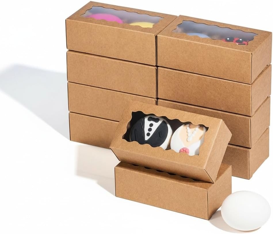 Wholesale Small Treat Boxes with Window 35pcs for Chocolate Candy Bakery 4.17 x 2.16 x 1.37 Inches Factory Wholesale Small Treat Boxes with Window 35pcs for Chocolate Candy Bakery 4.17 x 2.16 x 1.37 Inches Factory