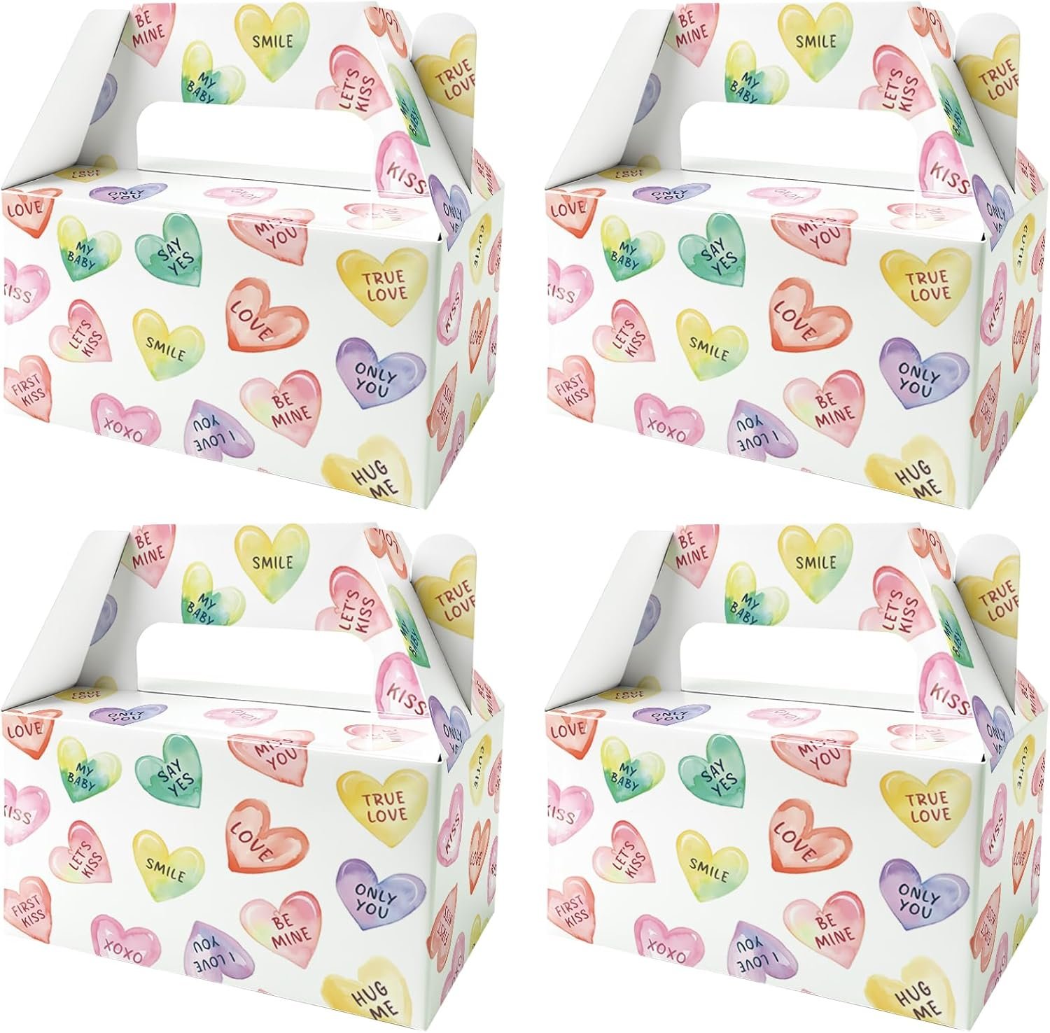 Wholesale Valentine's Day Heart Treat Boxes 12 Pack Candy Goodie Containers with Handles for Kids Boys Girls Party Favors Cookie Cupcake Snacks Factory Wholesale Valentine's Day Heart Treat Boxes 12 Pack Candy Goodie Containers with Handles for Kids Boys Girls Party Favors Cookie Cupcake Snacks Factory