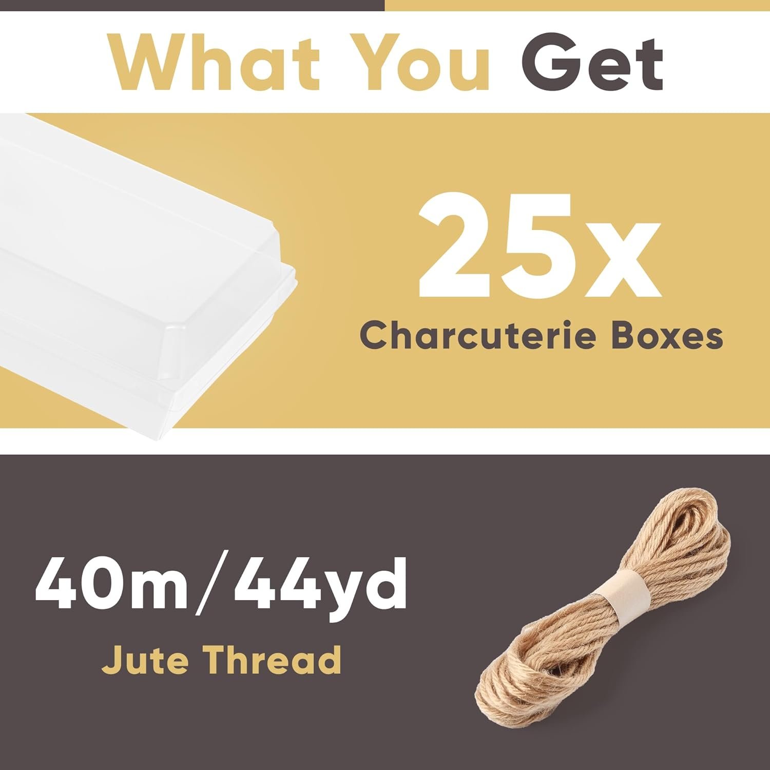 Wholesale 25-Pack 7x5-Inch Charcuterie Boxes with Clear Lids Disposable Paper Containers for Individual To-Go Boards Desserts Cookies Food Accessories White Factory